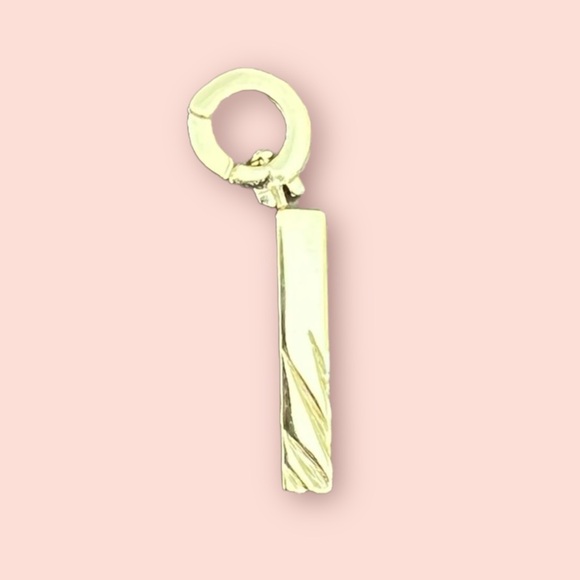 Gorjana Parker 18K Gold Plated Charm Initial I - Picture 1 of 9